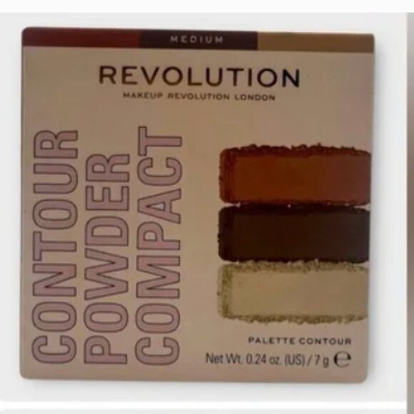 REVOLUTION Contour Powder Compact - Medium NIB - Picture 1 of 3